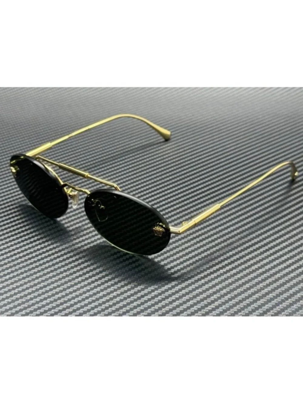 New Versace Women Gold Sunglasses 56-16-145